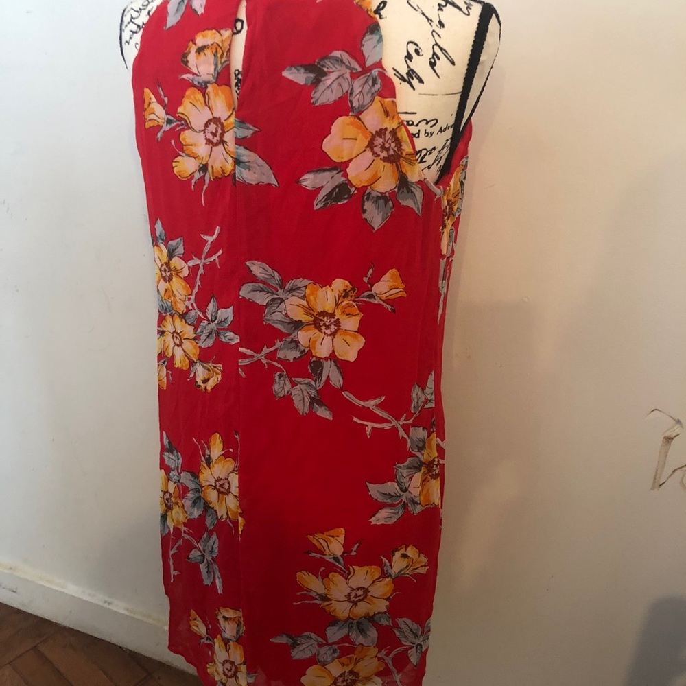 BCX Tropical Flower 🌸 Vacation Dress Sz M/L - Picture 6 of 10